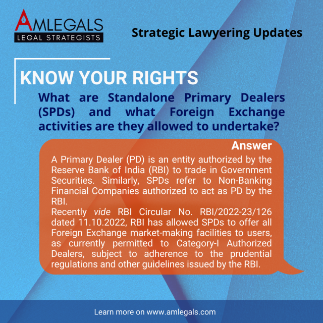 What are Standalone Primary Dealers and what Foreign Exchange Activities are they allowed to undertake?
